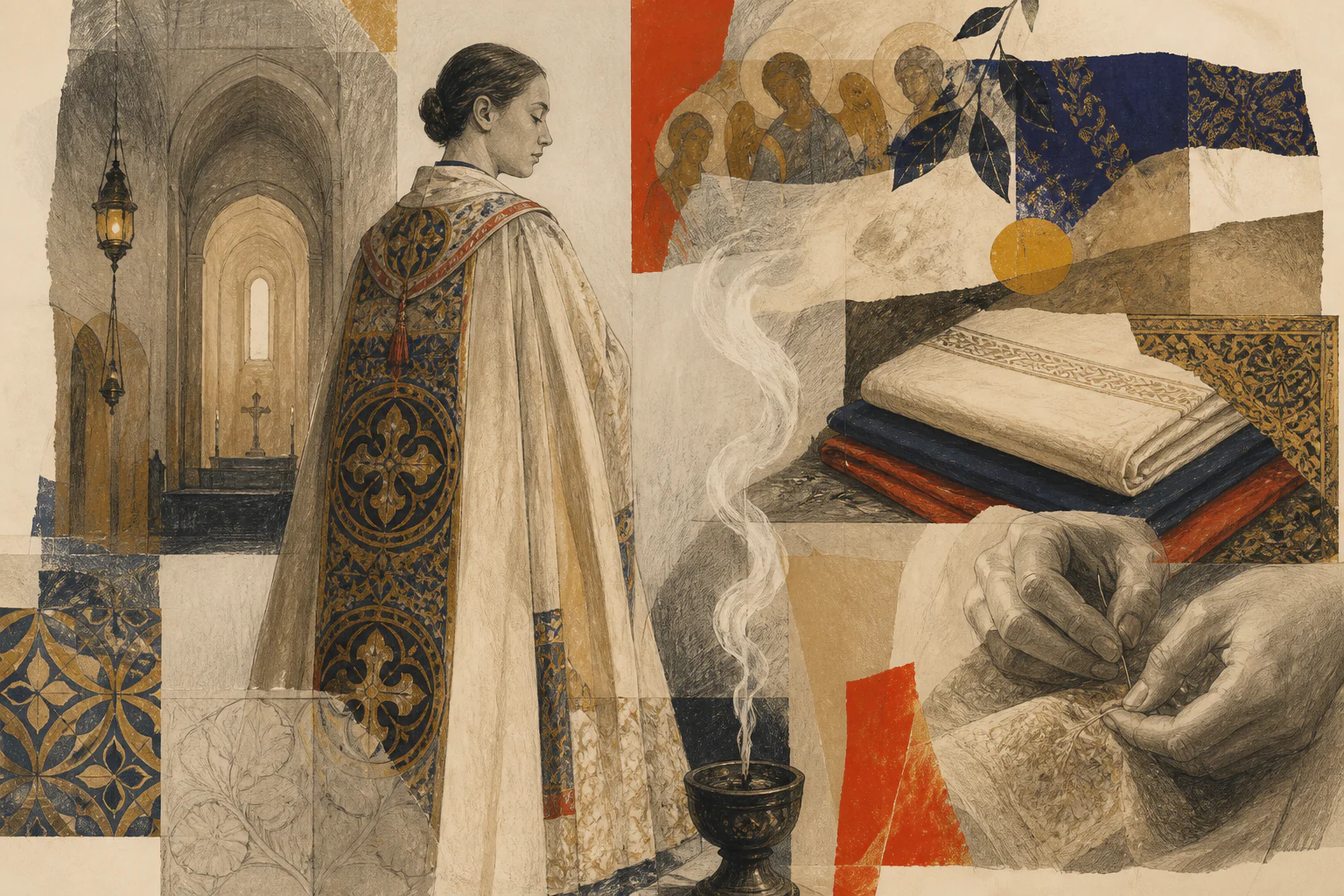 Modesty, ritual, craft and symbol: how religious systems shaped the language of clothing.