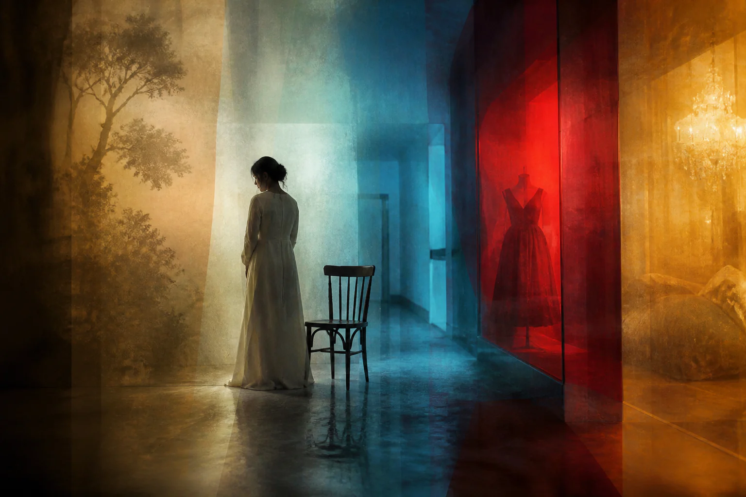 How color changes photography more than plot — a unique editorial AI illustration visualizing the article's subject.