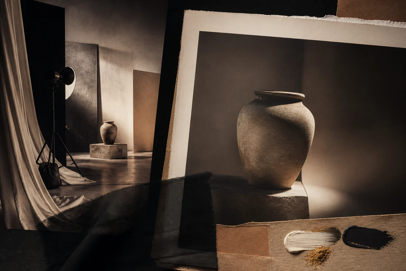 What makes a photograph look expensive — a unique editorial AI illustration visualizing the article's subject.