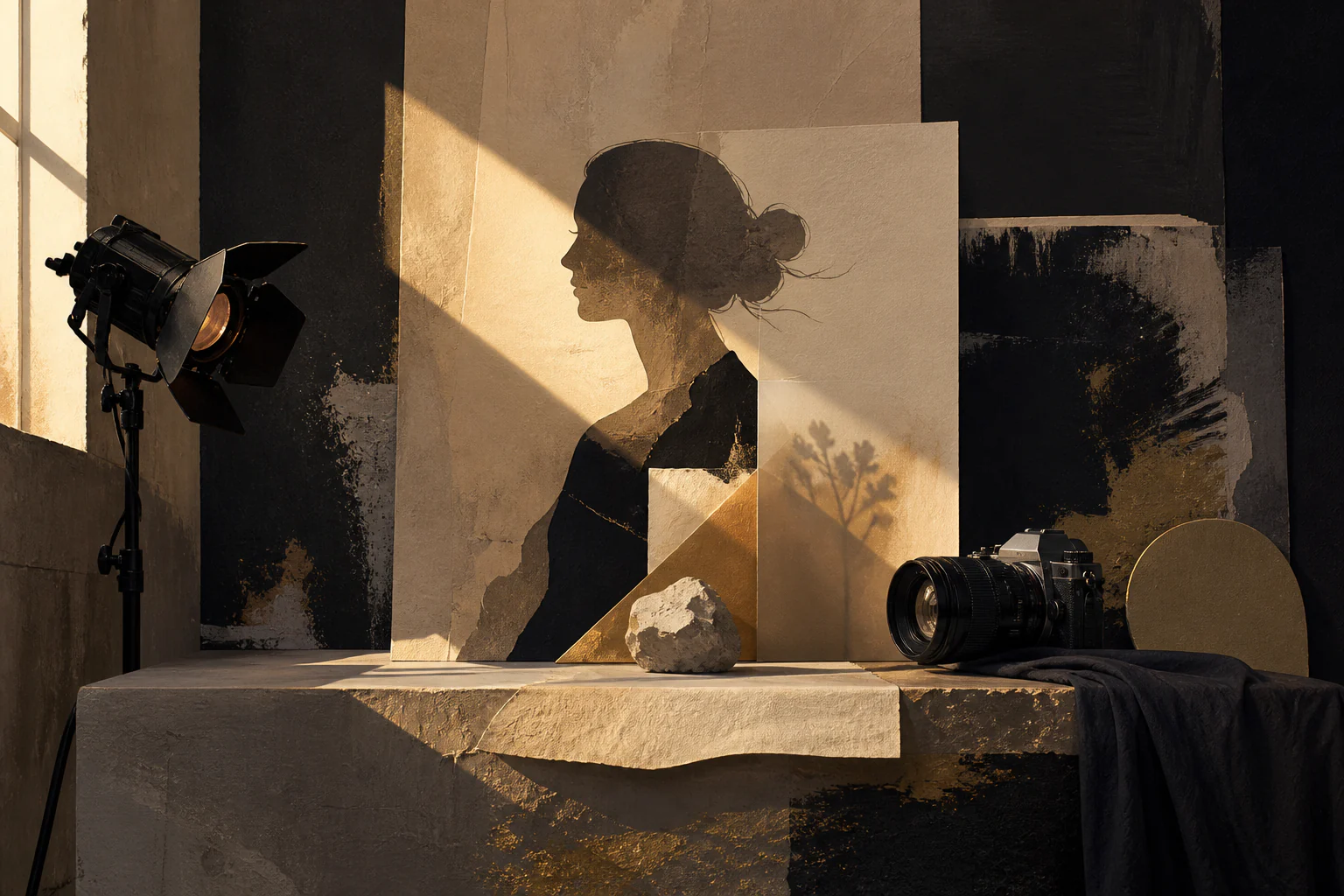 Why photography begins with light, not with the camera — a unique editorial AI illustration visualizing the article's subject.