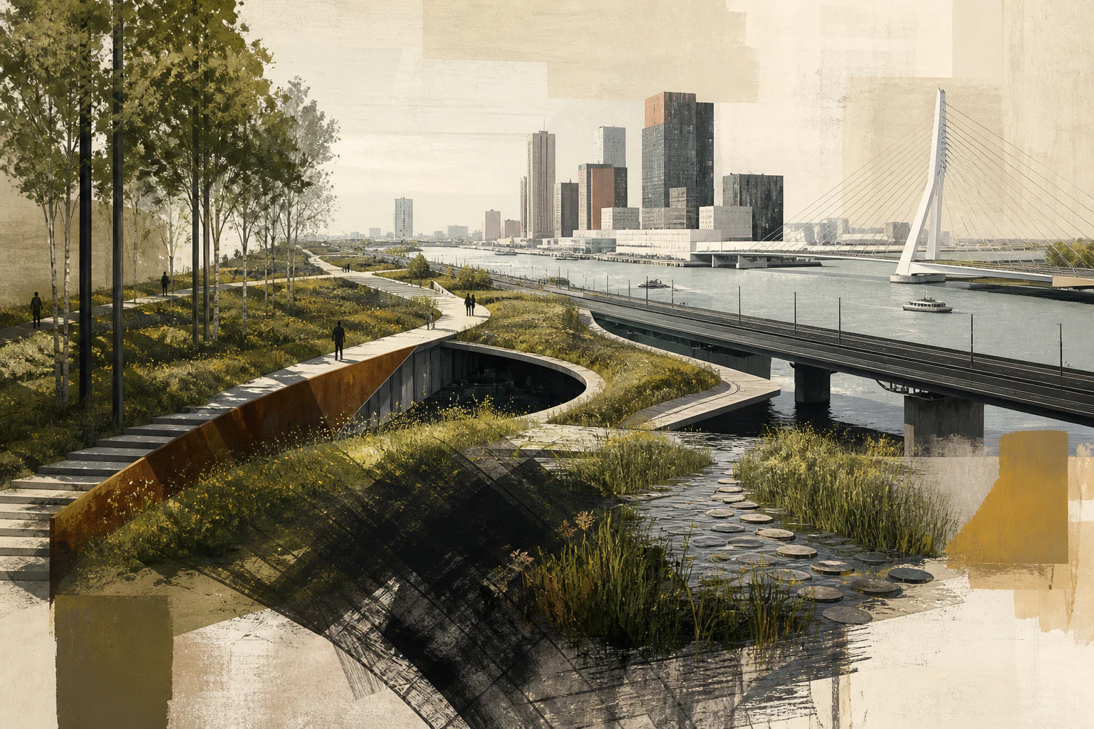 West 8 — a unique editorial AI illustration visualizing the article's subject.