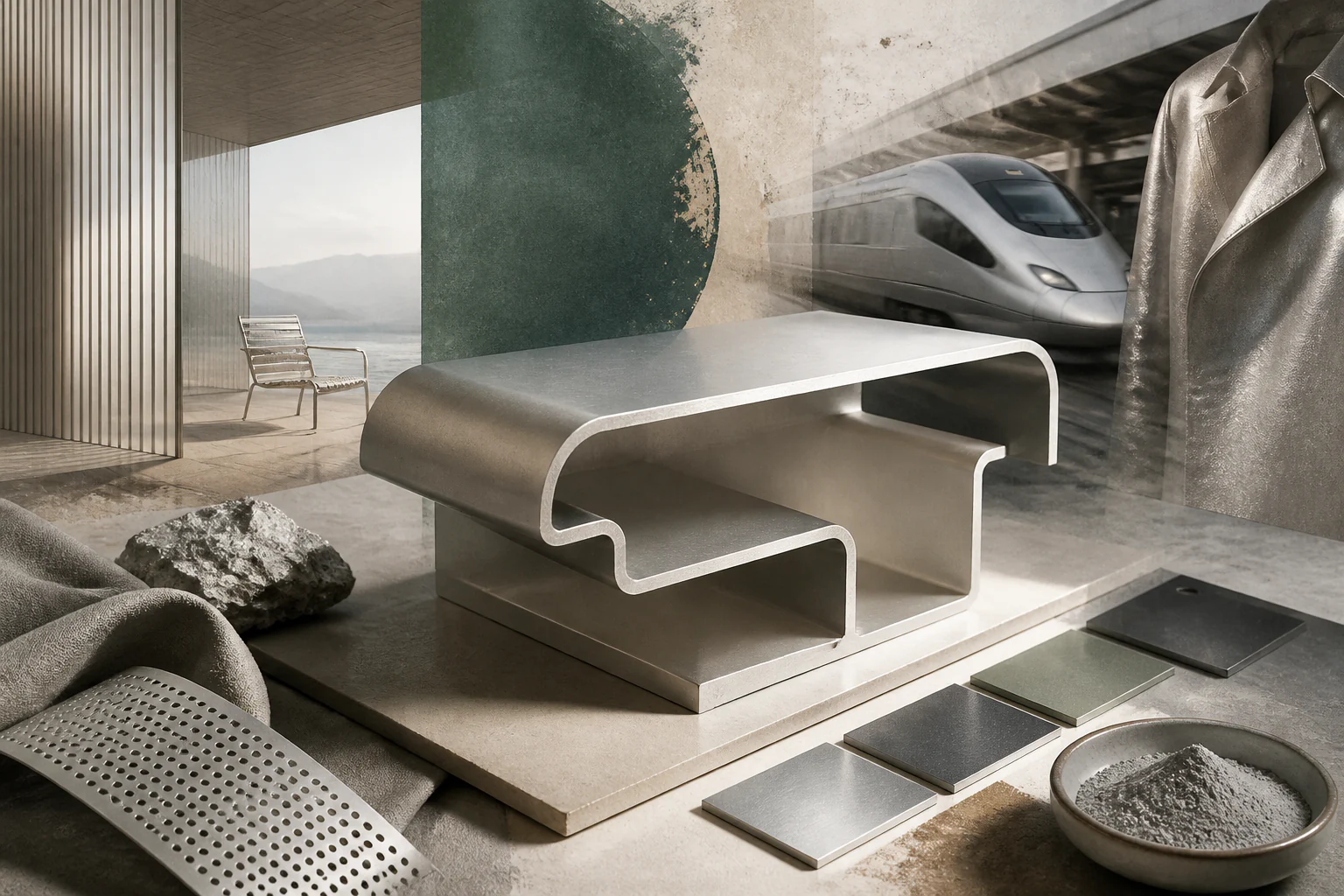 Aluminium — a unique editorial AI illustration visualizing the article's subject.