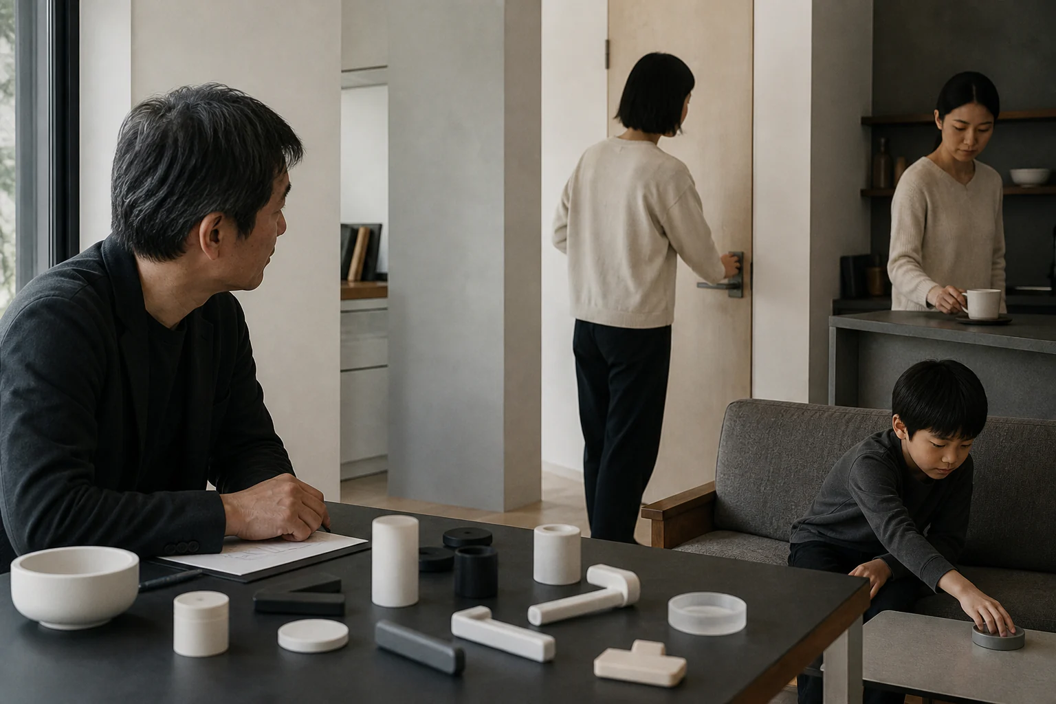 Naoto Fukasawa — a unique editorial AI illustration visualizing the article's subject.