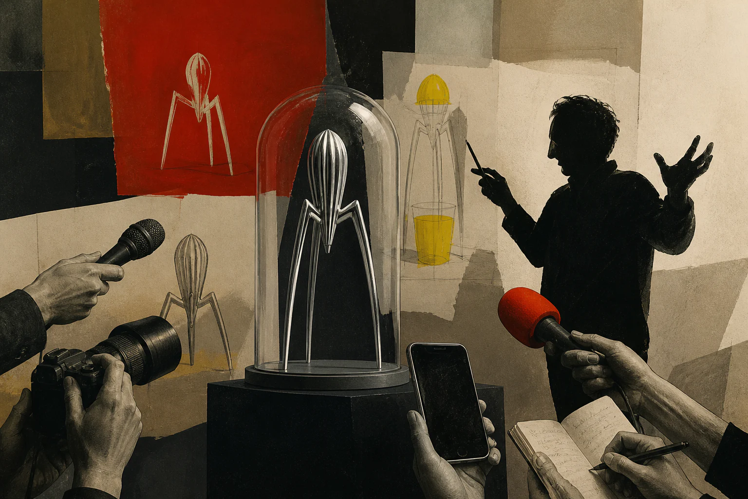 Philippe Starck — a unique editorial AI illustration visualizing the article's subject.