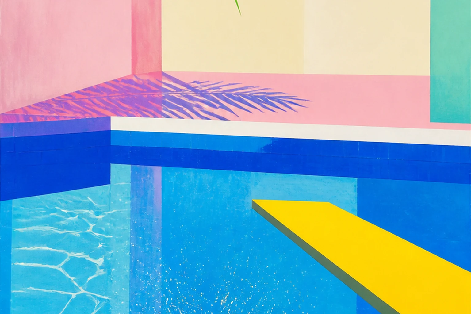 Editorial illustration: David Hockney